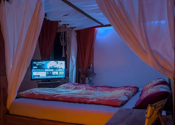 Quarto em Acomodações Particulares Savanna Loft Lambsheim